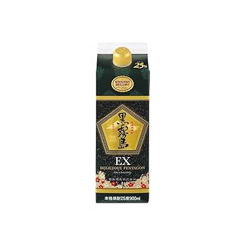 5本セット黒霧島EX 25度1800ml/本 Amazon.co.jp: 黒霧島EX 25% チューパック [ 焼酎 25度 宮崎県